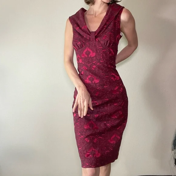 Anya Ponorovskaya Moon Brocade Dress - Picture 15 of 16